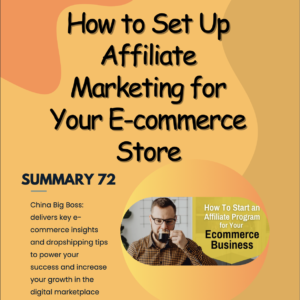 How to Set Up Affiliate Marketing for Your E-commerce Store