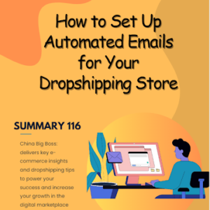 How to Set Up Automated Emails for Your Dropshipping Store
